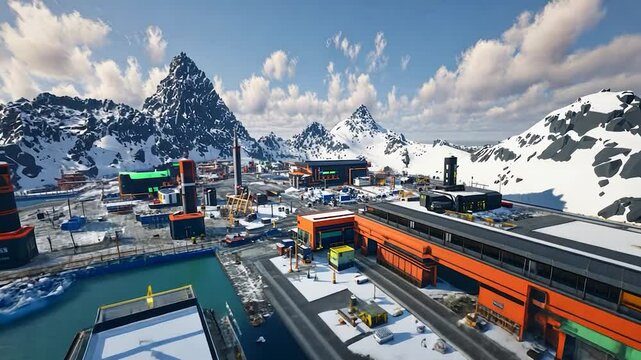 Arctic Industrial Port Complex