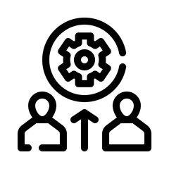 Leadership Development line icon