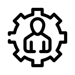Productivity Coaching line icon