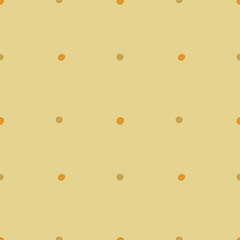 Seamless polka dot pattern, vector illustration for textile design.