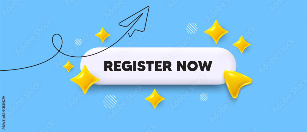 Poster register now search bar. share plane line icon. register now. join today sign. free subscribe symbol