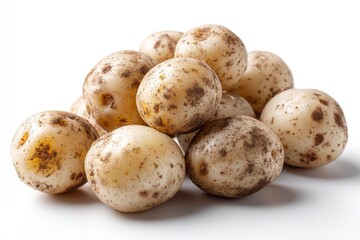 Fototapeta premium Pile of Potatoes with Dirt