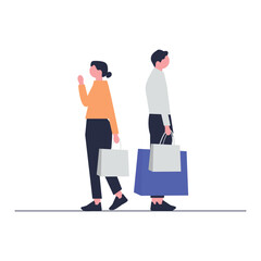 Romantic Walk Together