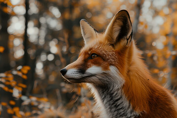 red fox portrait