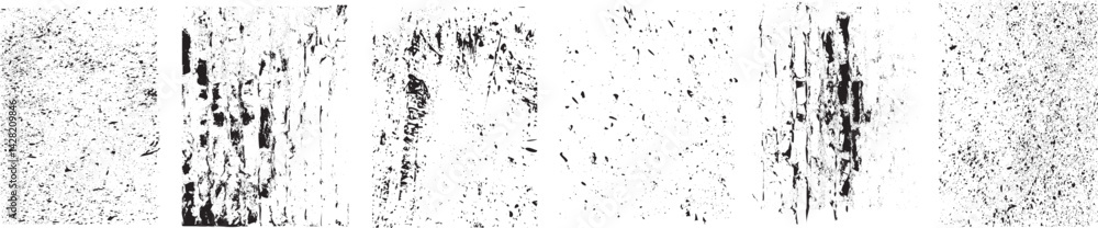 Aufkleber grunge urban backgrounds set.texture vector.dust overlay distress grain ,simply place illustration o