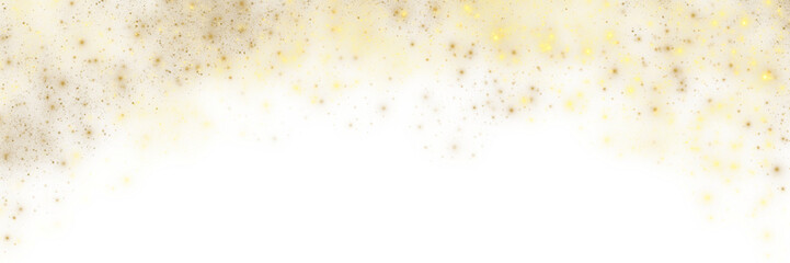 Luxury golden Sparkle Particles and Shiny Dust