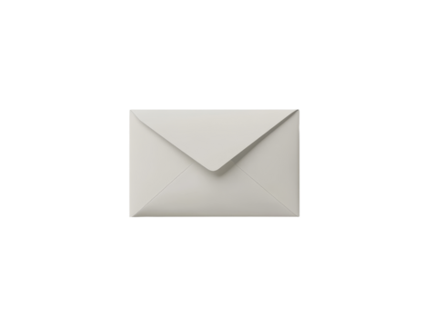 Simple Elegance A Close-Up of a Classic White Envelope Against a Dark Backdrop