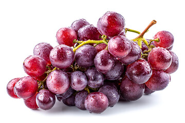 Fototapeta premium Juicy Red Grapes Fresh and Delightful Cluster of Sweetness
