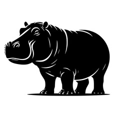 Fototapeta premium rhino vector illustration