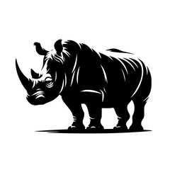 Fototapeta premium rhino vector illustration