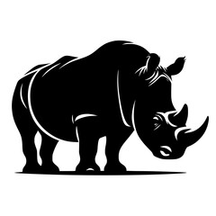 Fototapeta premium rhino vector illustration