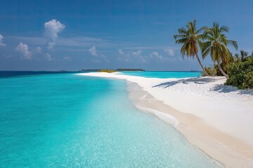 Fototapeta premium Tropical paradise beach scene