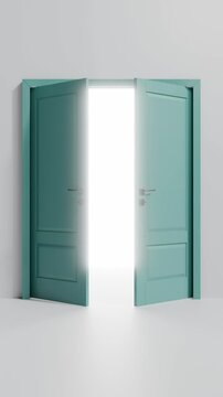 3D loop satisfying door pathway animation