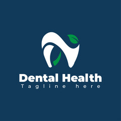 Simple Dental Teeth Logo Design Vector