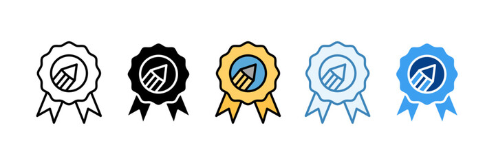 Reputation  Icon Set Multiple Style Collection