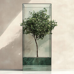 Elevate your workspace with this vibrant office plant on a clean white background. Perfect for decor, presentations, or wellness themes. Isolated, high-quality, and stylish