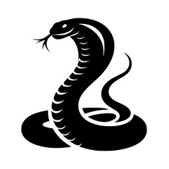 black cobra vector illustration