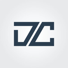 Lettering DC Icon vector illustration