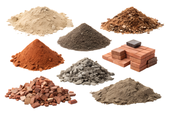 Various Types of Construction Sand and Gravel