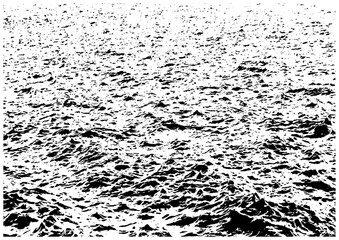 海の波のようなグランジ背景素材