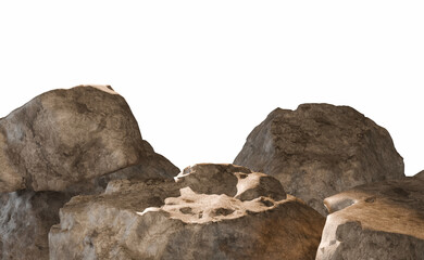 Rocky landscape with vibrant colored sky