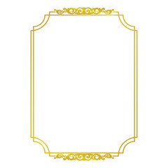 gold decorative border frame.eps