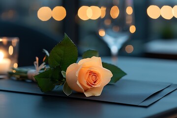 Romantic Rose on Terrace