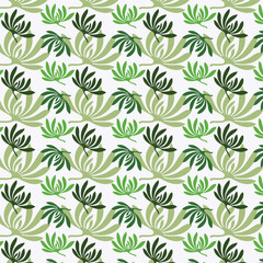 Fototapeta premium Minimalist floral pattern