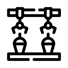 Food Processing Plant line icon