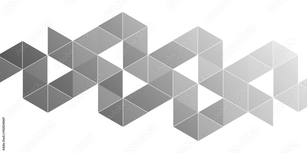 Poster abstract geometric technological background. minimal geometric background. dynamic shapes compositio