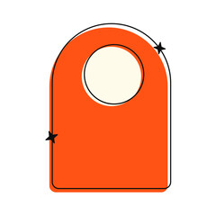 Minimalist text box shape