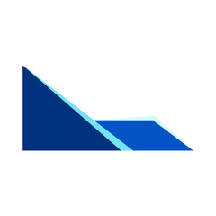 Abstract business corner shape illustration