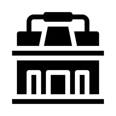 Textile Factory glyph icon