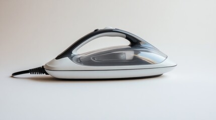 Modern, white and gray iron with transparent details