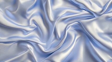 Obraz premium Wrinkled blue chambray cloth with a natural pattern and visible texture from folds