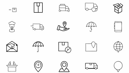 delivery and logistics set of web icons in line st (3).eps