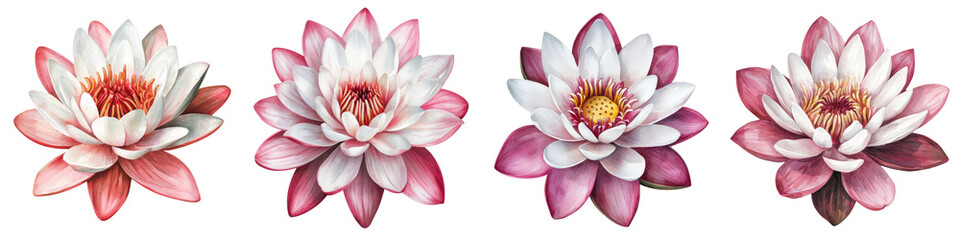 Fototapeta premium Elegant and serene lotus flowers in bloom