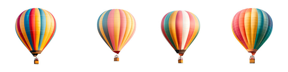 Fototapeta premium Colorful hot air balloons floating in the sky