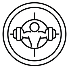 Running Shoes Fitness Icon