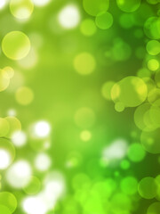 Spring Green Blurry Lights