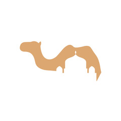 Eid ul Azha Mubarak logo, card, vector, illustration. EID Card Template.