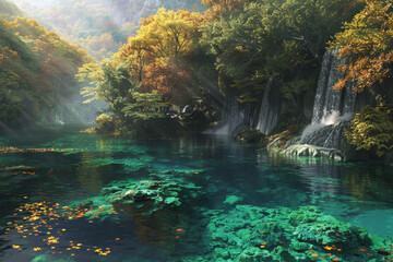 waterfall in the forest