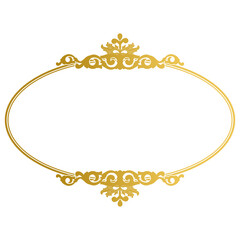 oval decorative border frame.eps