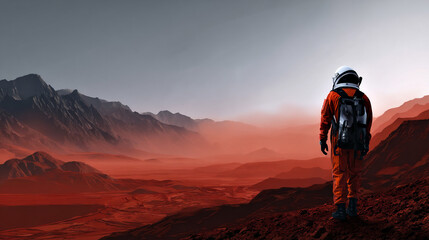 sunset in the mountains