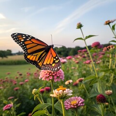 Obraz premium butterfly on a flower