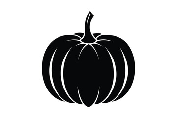 Pumpkin squash for Halloween flat icon design