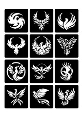 Phoenix, DIY Layering Stencils, Glitter Phoenix Tattoos, Tattoos Phoenix , Phoenix face Svg File, Phoenix Svgs, Stencils, Stickers, Glitter