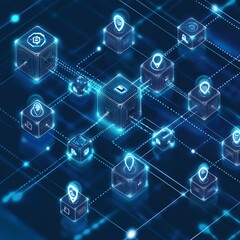 Obraz premium Exploring the Future of Digital Connectivity through Interactive Technology