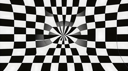 Obraz premium Checkerboard Grid Texture