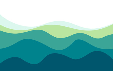 abstract wave background vector illustration. summer background